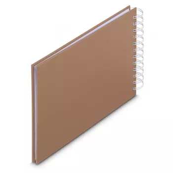 Hama 00009848 album na zdjęcia brązowy 50 arkuszy 10 x 15 oprawa spiralna