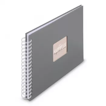 Hama 00009837 album na zdjęcia Szary 50 arkuszy 10 x 15 Oprawa spiralna