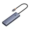 Kabel Baseus 4in1 Hub UltraJoy USB-C do USB 3.0 szary