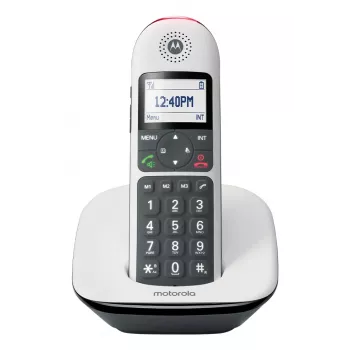 Telefon bezprzewodowy MOTOROLA CD5001 Biały DECT 1,8 GHz, pojedyncza słuchawka
