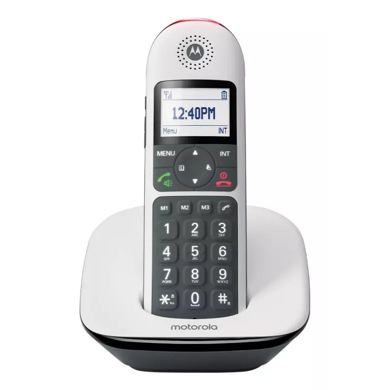 Telefon bezprzewodowy MOTOROLA CD5001 Biały DECT 1,8 GHz, pojedyncza słuchawka