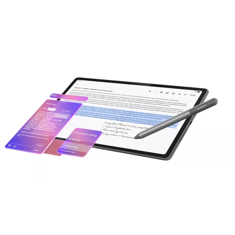 Lenovo Idea Tab Plus Mediatek 256 GB 30,7 cm (12,1 cala) 8 GB Wi-Fi 5 (802.11ac) Android 15 Szary