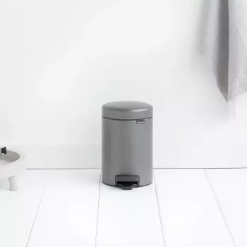 Kosz na śmieci Brabantia 113246 3 L okrągły platynowy