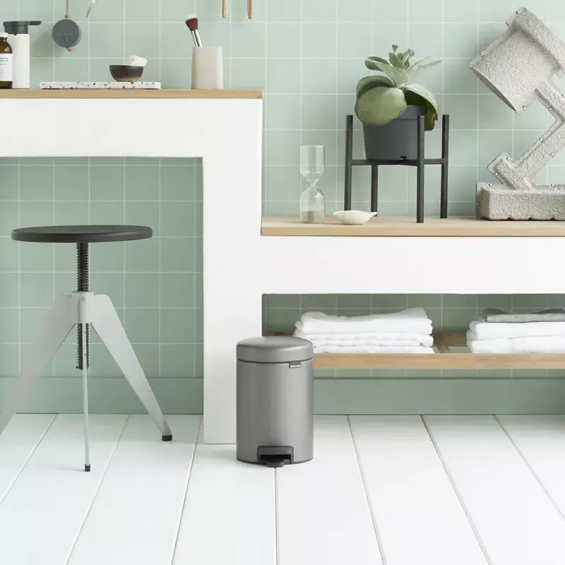 Kosz na śmieci Brabantia 113246 3 L okrągły platynowy