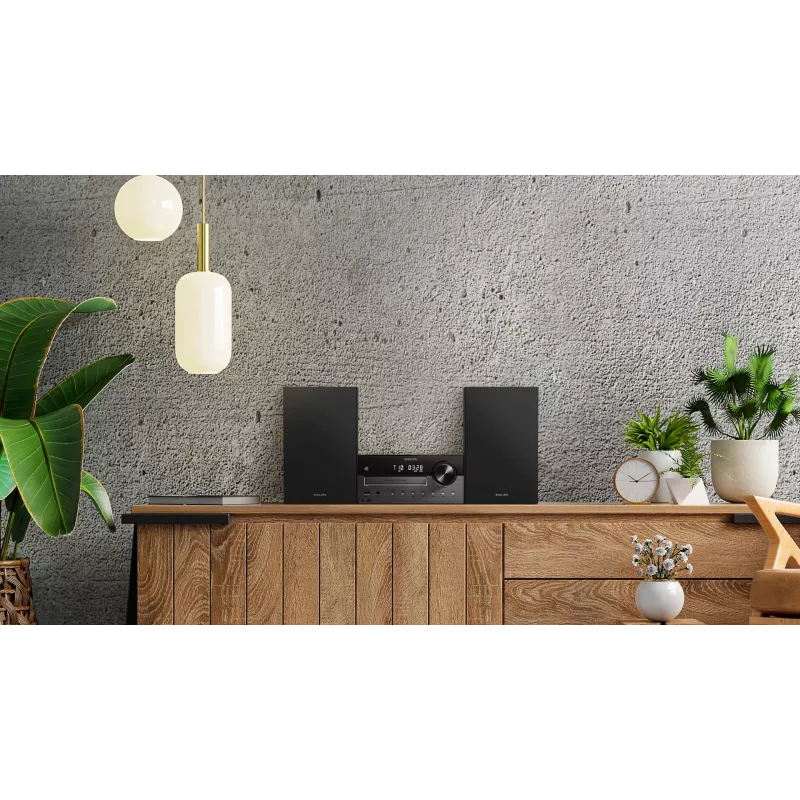Philips TAM4505M2/12 system audio do domu Mikrosystem audio 80 W Czarny, Ciemnoszary