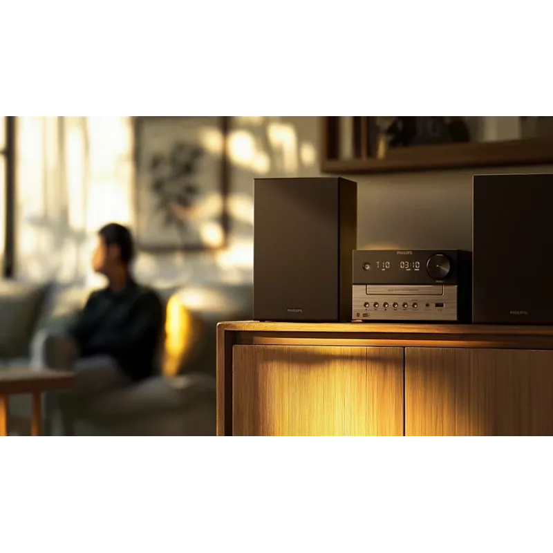 Philips 3000 series TAM3505M2/12 system audio do domu System micro audio do domu 20 W Czarny