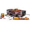 Grill Raclette Unold Delice Basic 1200 W 8 Osób Czarny Stal Nierdzewna