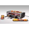 Grill Raclette Unold Delice Basic 1200 W 8 Osób Czarny Stal Nierdzewna