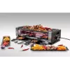 Grill Raclette Unold Delice Basic 1200 W 8 Osób Czarny Stal Nierdzewna