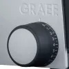 Elektryczna krajalnica Graef G55 170 W, maks. grubość plastra 20 mm, szary metal, 230 V, wymiary 230×325×240 mm