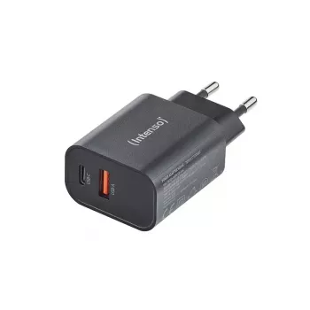 Zasilacz sieciowy Intenso W30AC 30W USB-A USB-C Czarny