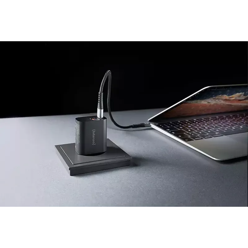 Zasilacz sieciowy Intenso W30AC 30W USB-A USB-C Czarny