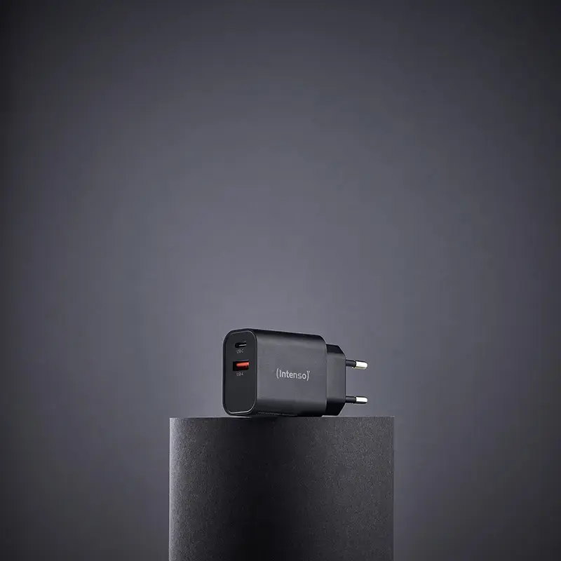 Zasilacz sieciowy Intenso W30AC 30W USB-A USB-C Czarny