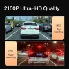 Rejestrator samochodowy IMOU S800PRO 4K Ultra HD Wi‑Fi DC — 3840×2160, kąt widzenia 123°, wyświetlacz 3″, MicroSD do 256 GB, USB‑C