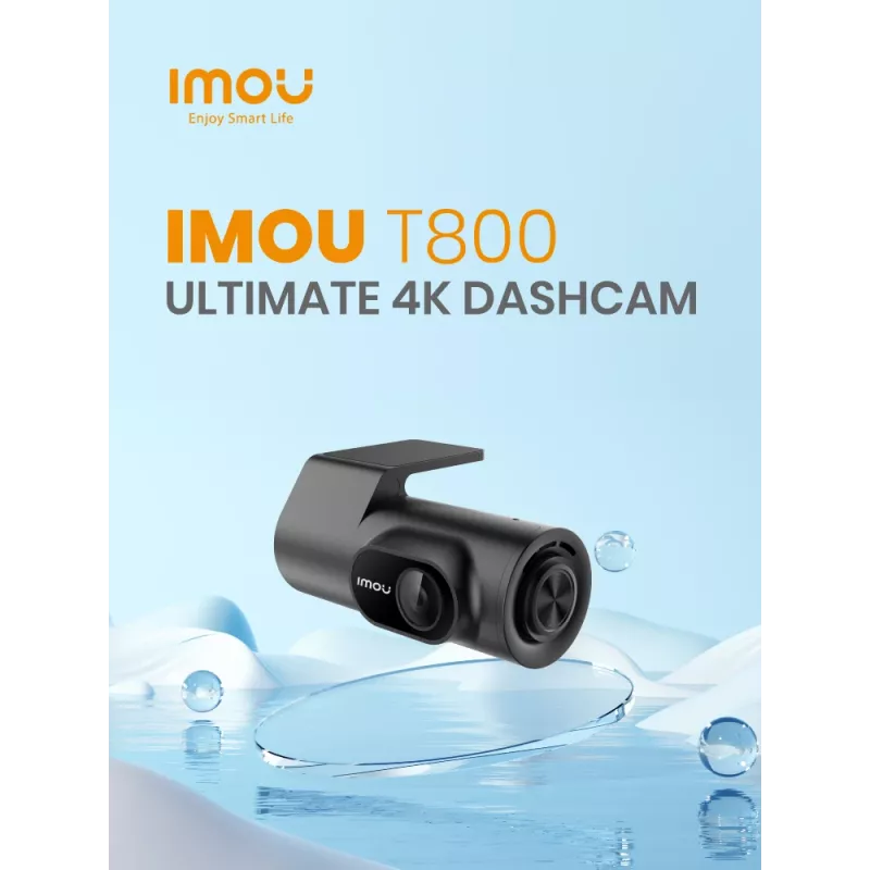 Imou T800 dashcam 4K Ultra HD Wi-Fi DC Czarny