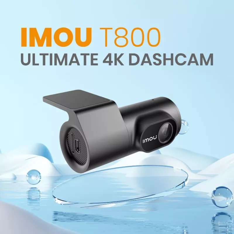 Imou T800 dashcam 4K Ultra HD Wi-Fi DC Czarny