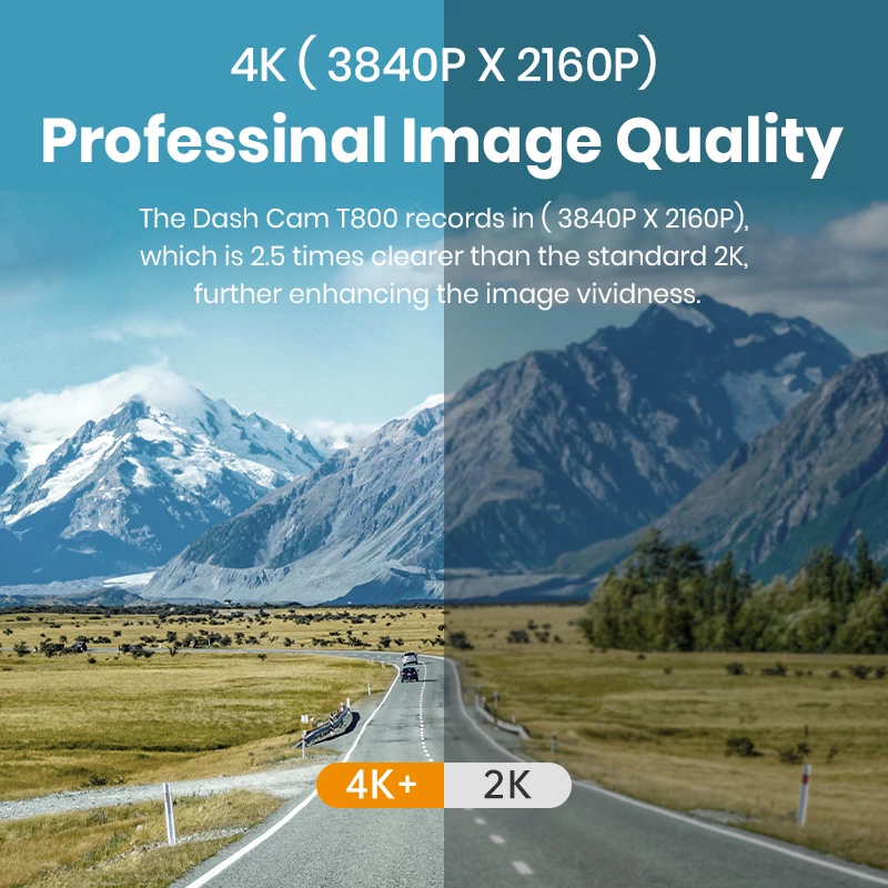 Imou T800 dashcam 4K Ultra HD Wi-Fi DC Czarny
