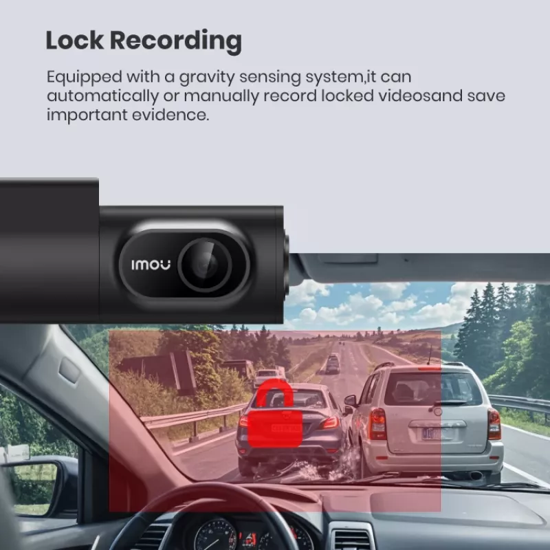 Imou T800 dashcam 4K Ultra HD Wi-Fi DC Czarny