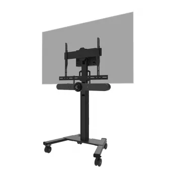 Uchwyt do videobaru Neomounts AV30-500BL do wyświetlaczy 43–110 cali — VESA do 600×400, maks. 10 kg, szerokość 900 mm