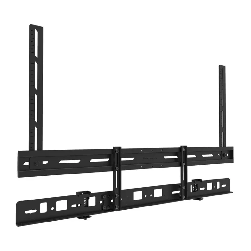 Uchwyt do videobaru Neomounts AV30-500BL do wyświetlaczy 43–110 cali — VESA do 600×400, maks. 10 kg, szerokość 900 mm