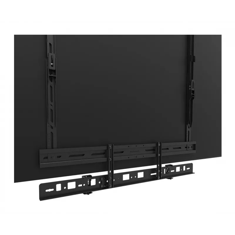 Uchwyt do videobaru Neomounts AV30-500BL do wyświetlaczy 43–110 cali — VESA do 600×400, maks. 10 kg, szerokość 900 mm