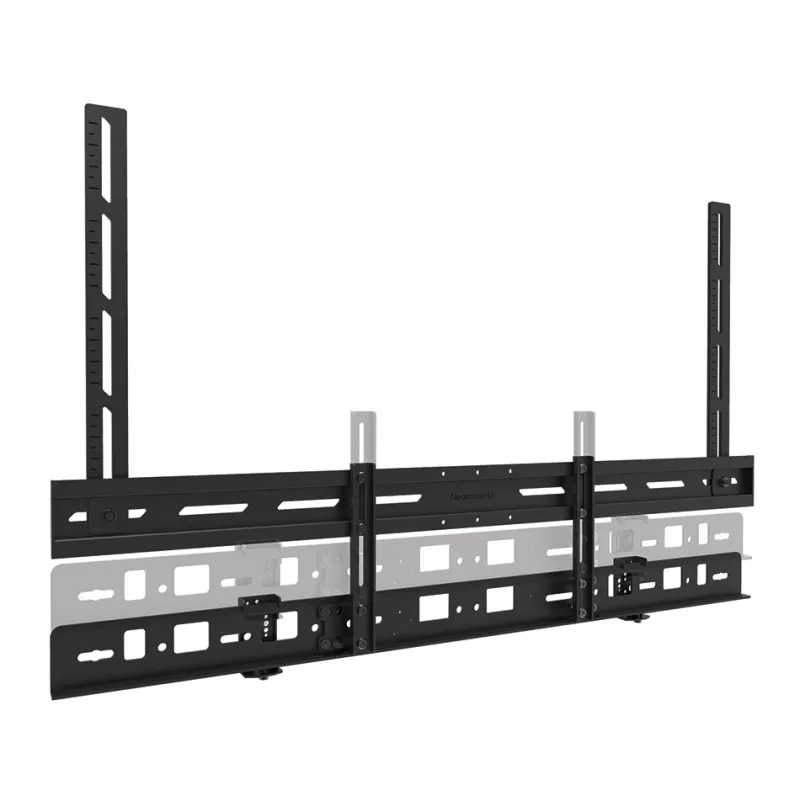 Uchwyt do videobaru Neomounts AV30-500BL do wyświetlaczy 43–110 cali — VESA do 600×400, maks. 10 kg, szerokość 900 mm