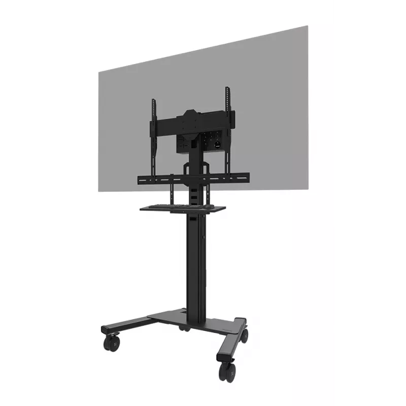 Zestaw półki na klawiaturę Neomounts AV40-500BL dla ekranów 43–110 cali, VESA do 600x400, maks. obciążenie 2.5 kg, 900×279×640 mm