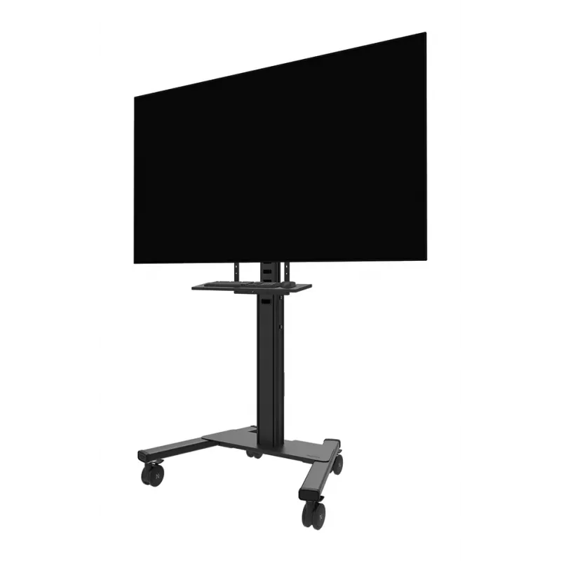 Zestaw półki na klawiaturę Neomounts AV40-500BL dla ekranów 43–110 cali, VESA do 600x400, maks. obciążenie 2.5 kg, 900×279×640 mm