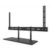 Zestaw półki na klawiaturę Neomounts AV40-500BL dla ekranów 43–110 cali, VESA do 600x400, maks. obciążenie 2.5 kg, 900×279×640 mm