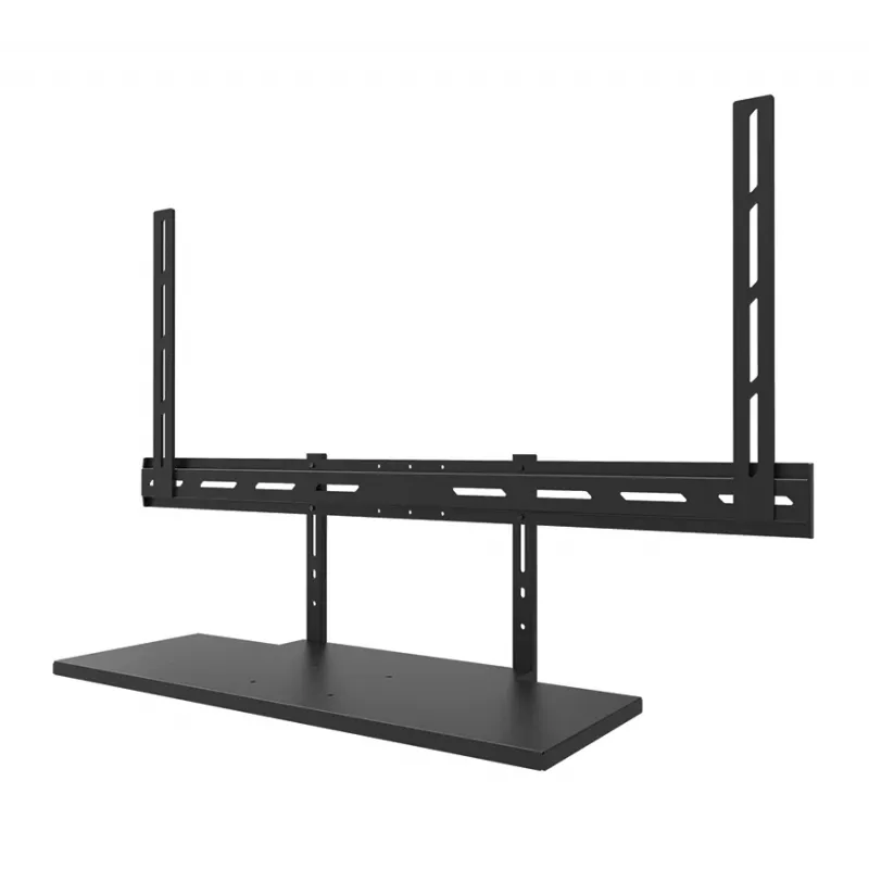 Zestaw półki na klawiaturę Neomounts AV40-500BL dla ekranów 43–110 cali, VESA do 600x400, maks. obciążenie 2.5 kg, 900×279×640 mm