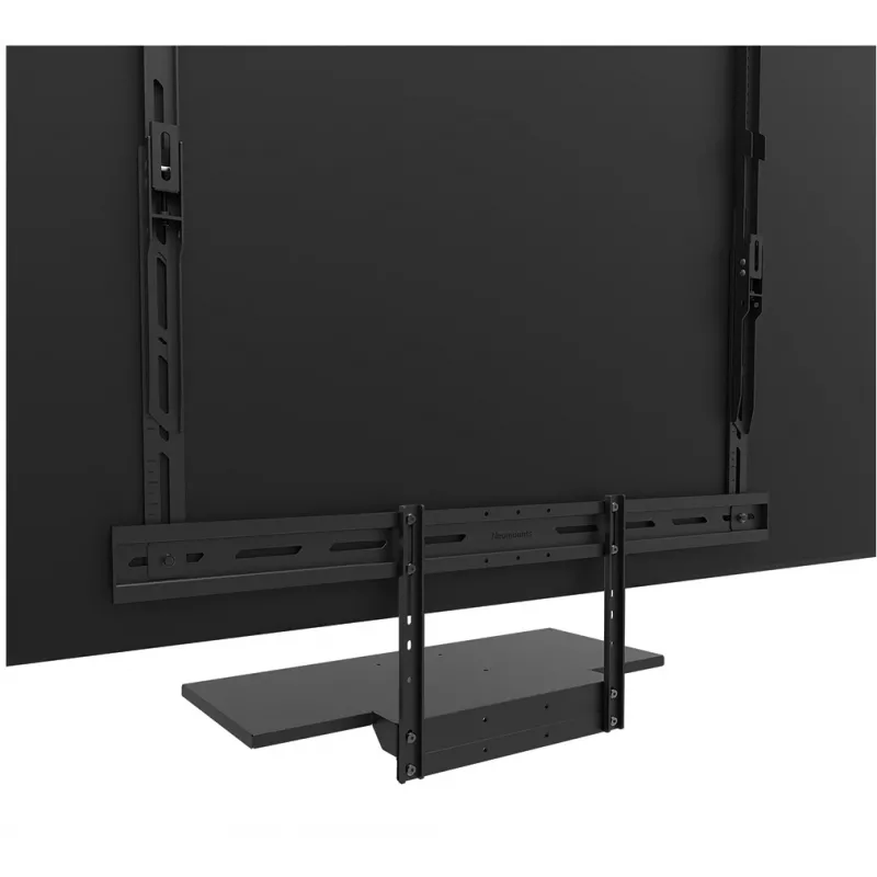 Zestaw półki na klawiaturę Neomounts AV40-500BL dla ekranów 43–110 cali, VESA do 600x400, maks. obciążenie 2.5 kg, 900×279×640 mm