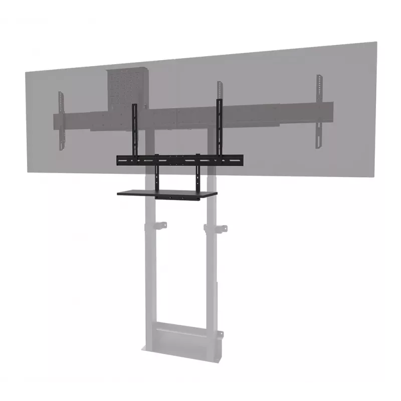 Zestaw półki na klawiaturę Neomounts AV40-500BL dla ekranów 43–110 cali, VESA do 600x400, maks. obciążenie 2.5 kg, 900×279×640 mm