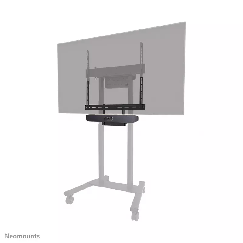 Zestaw półki na videobar i laptopa Neomounts AV60-500BL do wyświetlaczy 43–110 cali, VESA do 600x400, maks. obciążenie 8 kg, szerokość 900 mm