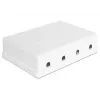 Gniazdo DeLOCK 86208 Białe
