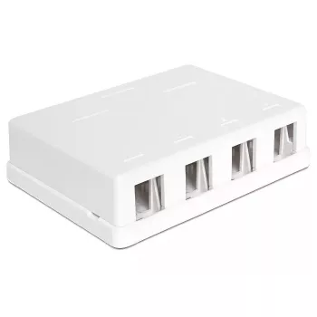 Gniazdo DeLOCK 86208 Białe