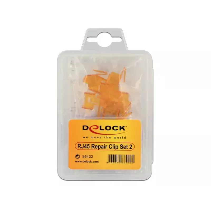 Zacisk kablowy DeLOCK 86422 Wielokolorowy 40 szt.