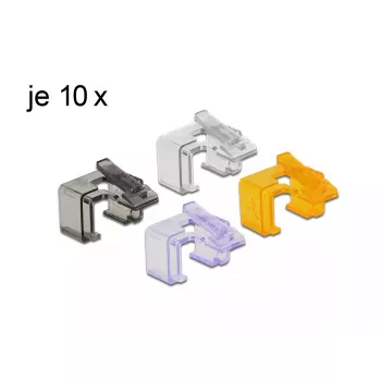 Zacisk kablowy DeLOCK 86422 Wielokolorowy 40 szt.