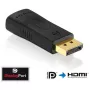 adapter kablowya DisplayPort na HDMI Innovation IT PI150 — DP na HDMI, złocone styki, czarny