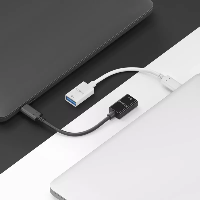 Kabel USB PureLink IS231 0,1 m USB-C USB-A Czarny