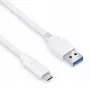 Kabel USB PureLink IS2610-010 USB 3.2 Gen 2 1m USB C USB A Biały
