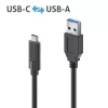 Kabel USB PureLink IS2611-010 USB 3.2 Gen 2 1m USB-C USB-A czarny