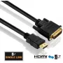 Kabel HDMI-DVI PureLink PI3000-005 0,5m