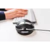 Mysz przewodowa BakkerElkhuizen Oyster, oburęczna, konstrukcja pionowa, laserowa, USB Type-A, 1200 DPI, czarno-srebrna