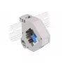Moduł Keystone DELOCK 87164 — adapter SC-SC, kolory: niebieski/szary/biały, 60,1×59,4×21,6 mm