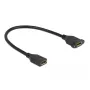 Kabel DisplayPort żeński na żeński do montażu panelowego DeLOCK 87099
