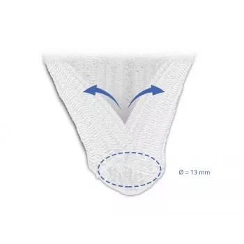 Oplot ochronny DeLOCK 20808 5 m x 13 mm biały