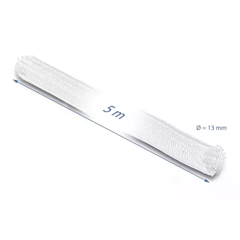 Oplot ochronny DeLOCK 20808 5 m x 13 mm biały