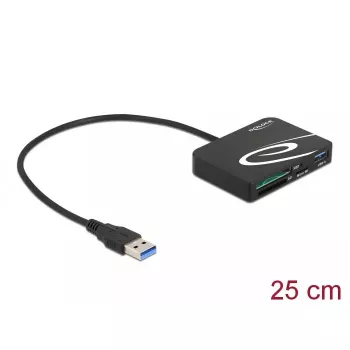 Czytnik kart DeLOCK 91756 Czarny MicroSD SD MMC USB 5 Mbit/s