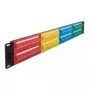 DeLOCK 19-calowy panel krosowy 48 portów Cat.5e 2U kolorowe RJ-45