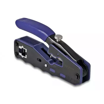 DeLOCK 90577 zaciskarka do kabli Narzędzie do zaciskania Czarny, Niebieski Szerokość 62 mm Długość 135 mm Wysokość 20 mm